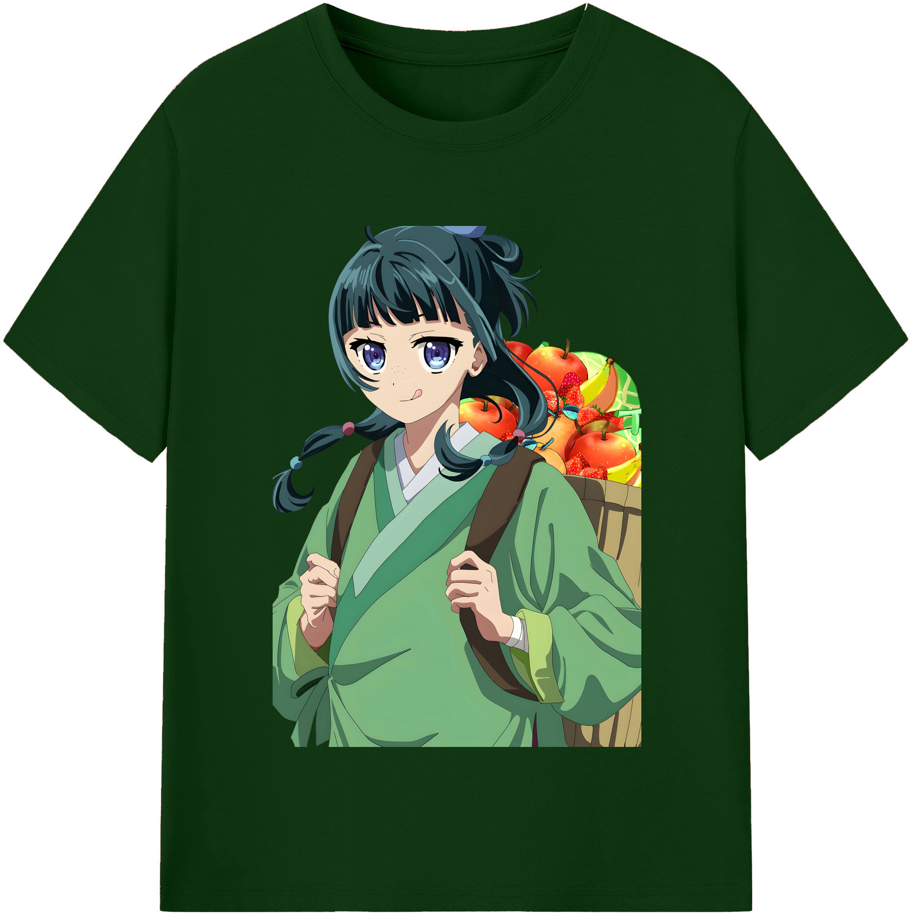 （画像用） 薬屋のひとりごと The Apothecary Diaries 綿100％半袖Tシャツ（フロントプリント）